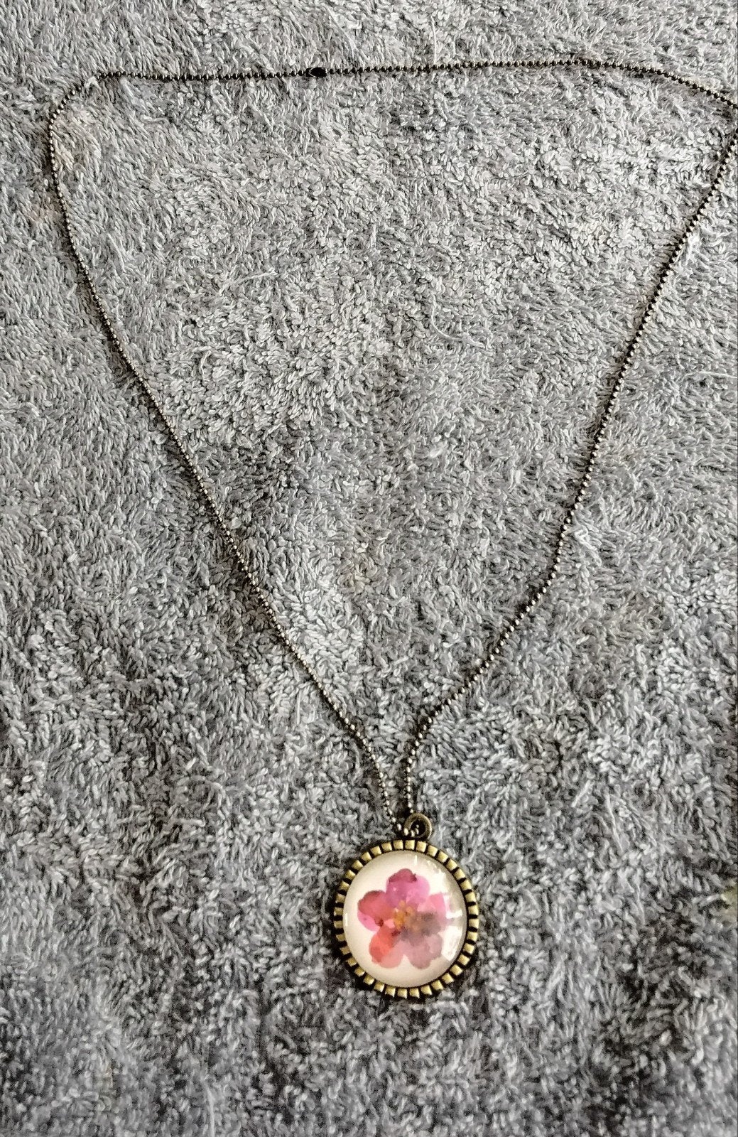 Damesketting met bloemhsnget, Sieraden, Tassen en Uiterlijk, Ophalen of Verzenden, Overige materialen