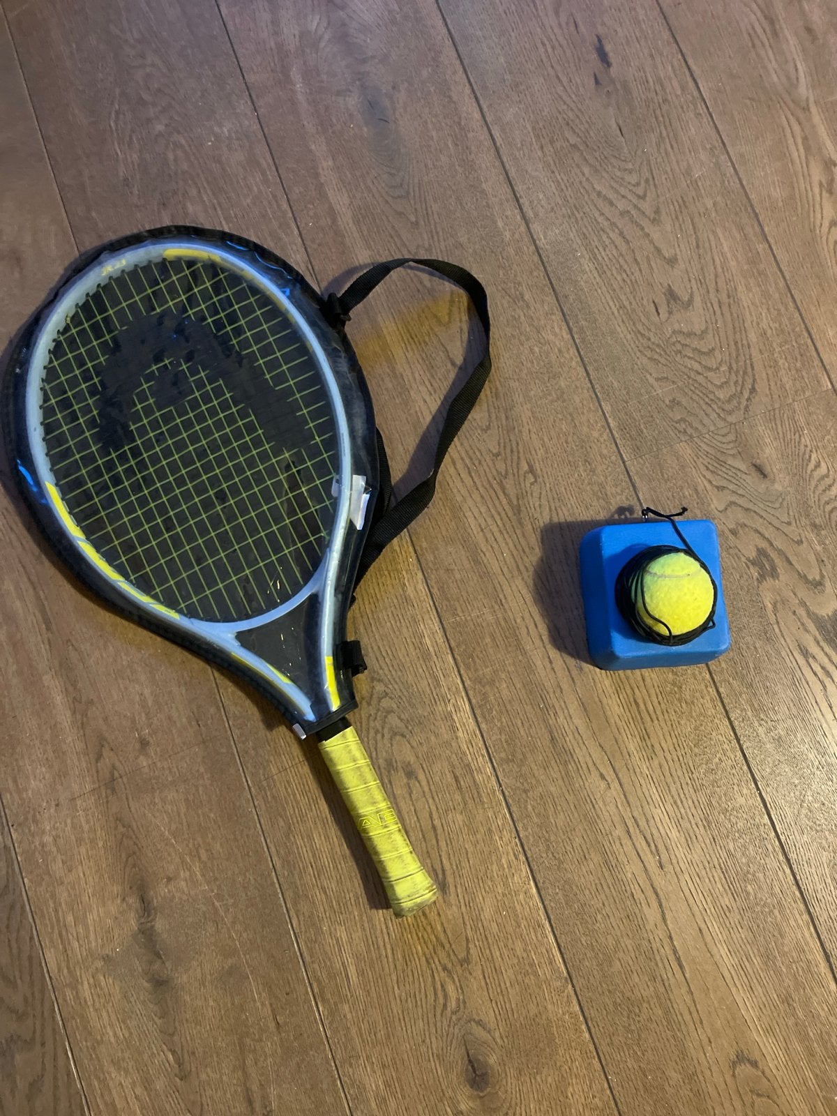 Junior tennisracket & tennisbal voor 6/8 jarige, Gebruikt, L00, Ophalen of Verzenden, Head