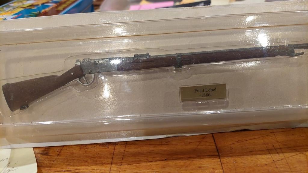 Miniatuur Geweer Fusil Lebel 1886 - 21 cm, 155 gram, Overige merken, Gebruikt, 1:50 of kleiner, Overige typen
