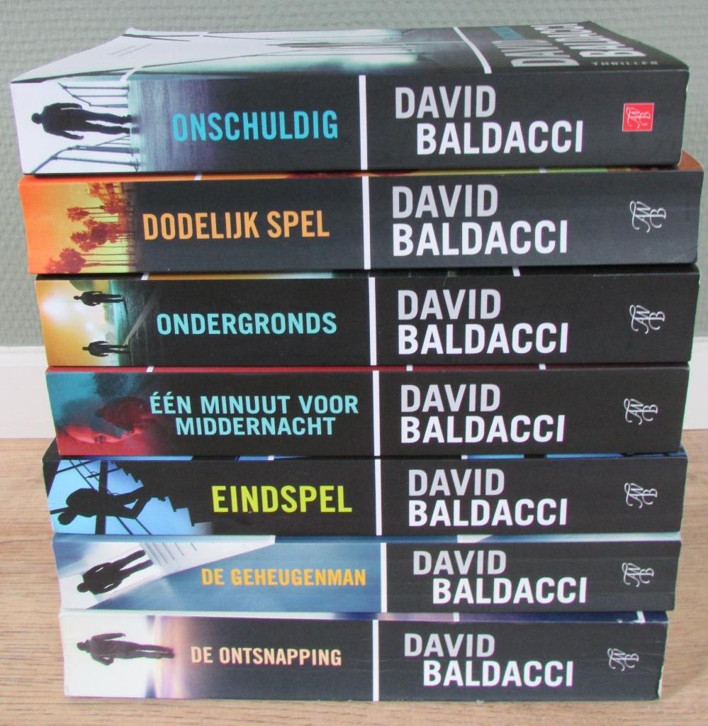 David Baldacci:Schaduwstad,Ondergronds,6:20-man,Staatsgeheim, Ophalen of Verzenden, Gelezen, David Baldacci