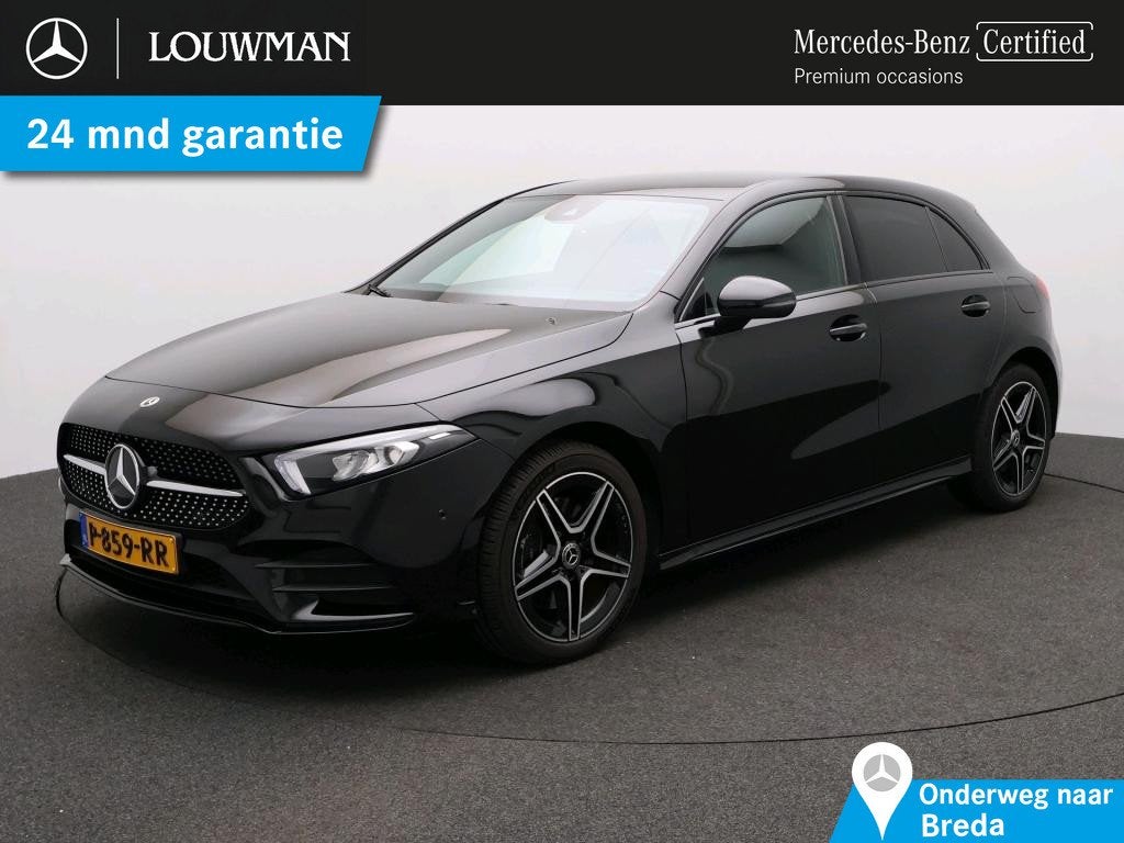 Mercedes-Benz A-Klasse 250 e AMG Plug-In Hybride AMG Line |, 12 maanden, Gebruikt, 4 cilinders, Zwart