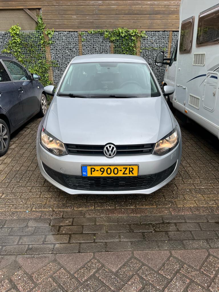 Volkswagen Polo 1.2 51KW 2009 Grijs met nieuwe apk, Voorwielaandrijving, 967 kg, 40 €/maand, 1198 cc