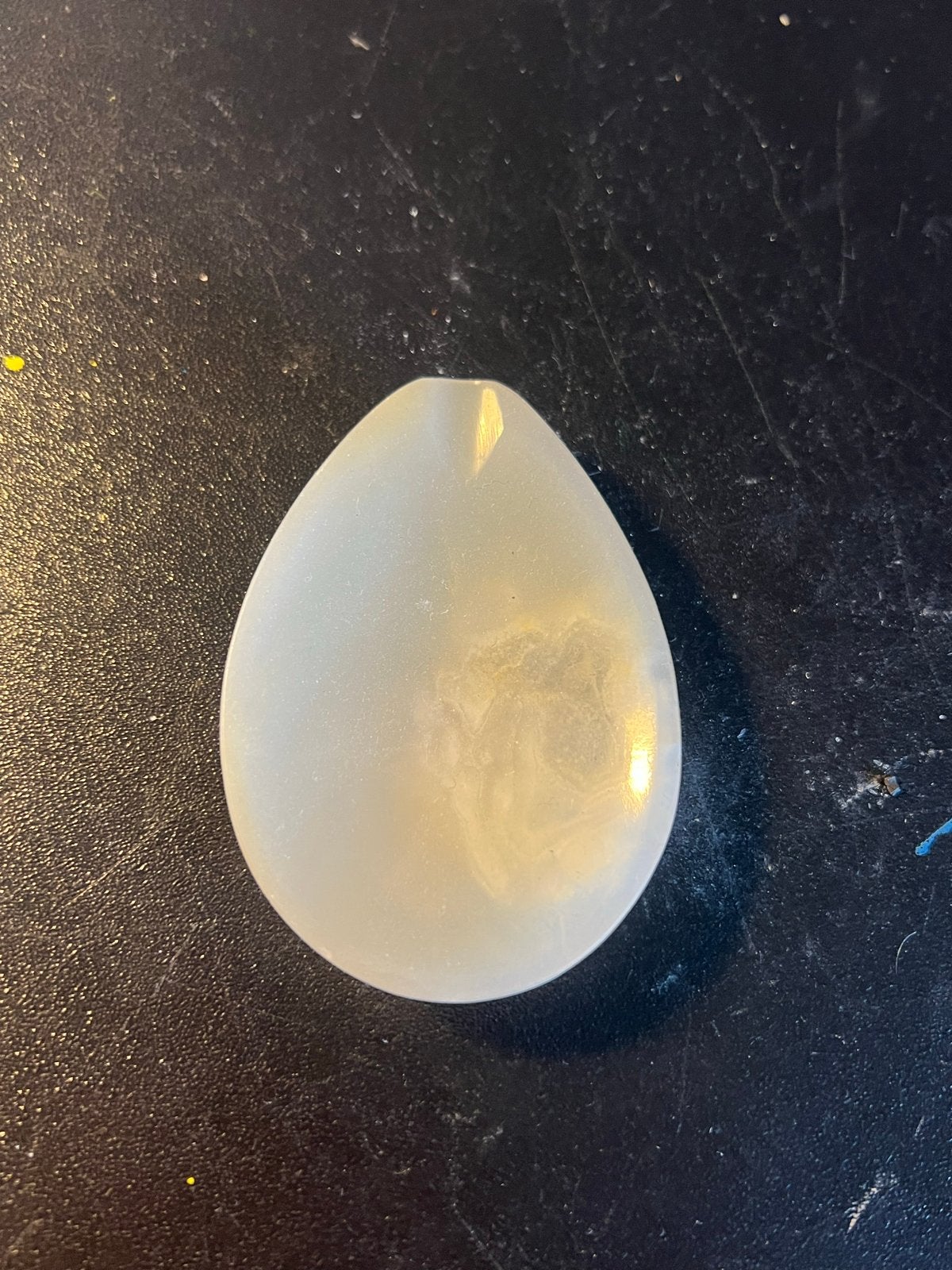 Witte Opaal Hanger Druppelvormig, Overige voorstellingen, Wit, Nieuw, Ophalen of Verzenden