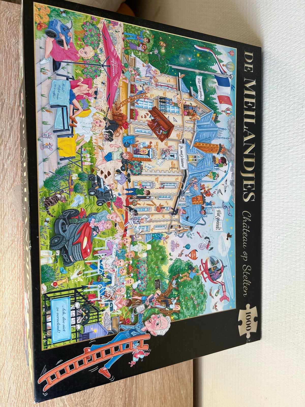 De Meilandjes Château op Stelten 1000 stukjes puzzel, Hobby en Vrije tijd, Ophalen of Verzenden, 500 t/m 1500 stukjes, Zo goed als nieuw