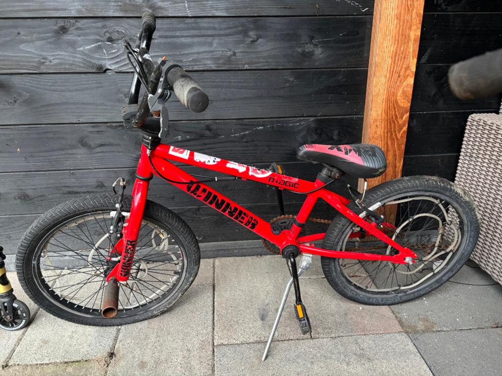 Jongens bmx 16-20 inch, Ophalen, Gebruikt, Staal, 16 tot 20 inch