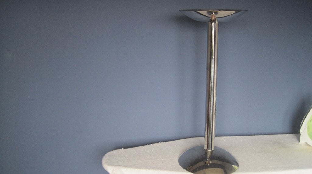 Stadaard naast tafel voor wijnkoeler  66cm hoog  26 cm, Ophalen, Rond, Nieuw, Overige typen