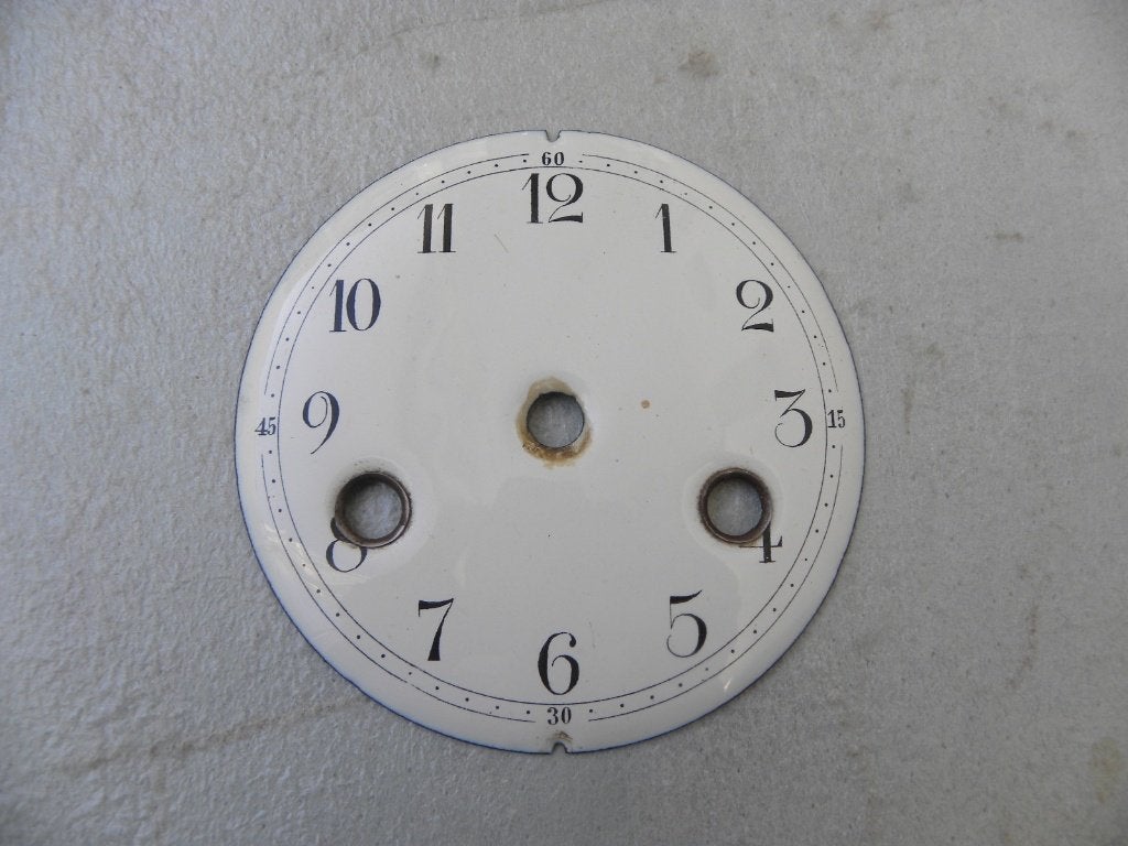 Emaille wijzerplaat 105 mm, Ophalen of Verzenden