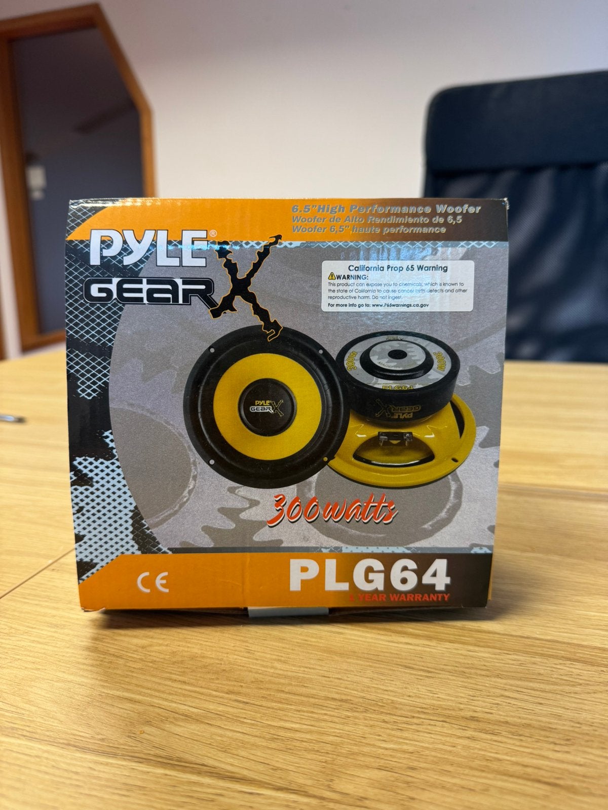 Pyle PLG64 luidsprekers woofer, Ophalen of Verzenden, Zo goed als nieuw