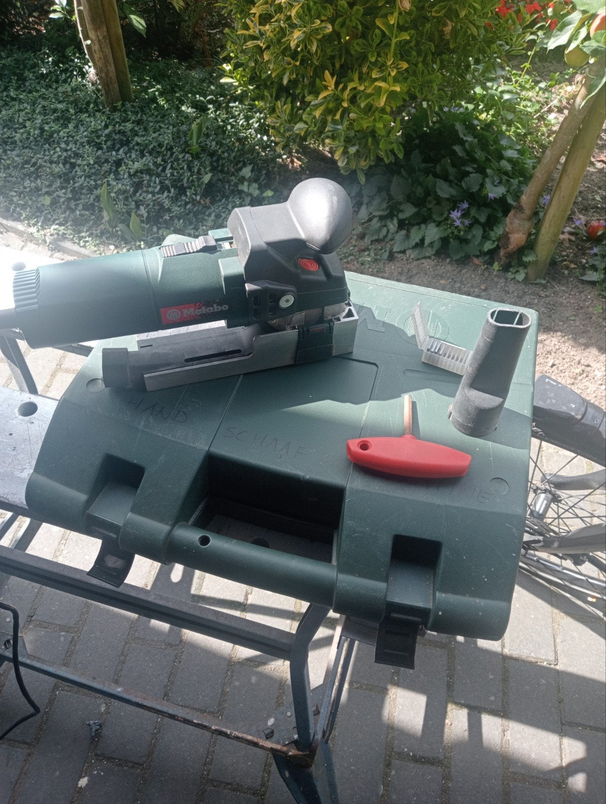 Metabo Lakfrees met extra reserve beitels, Doe-het-zelf en Verbouw, Gereedschap | Handgereedschap, Ophalen, Gebruikt, Overige typen
