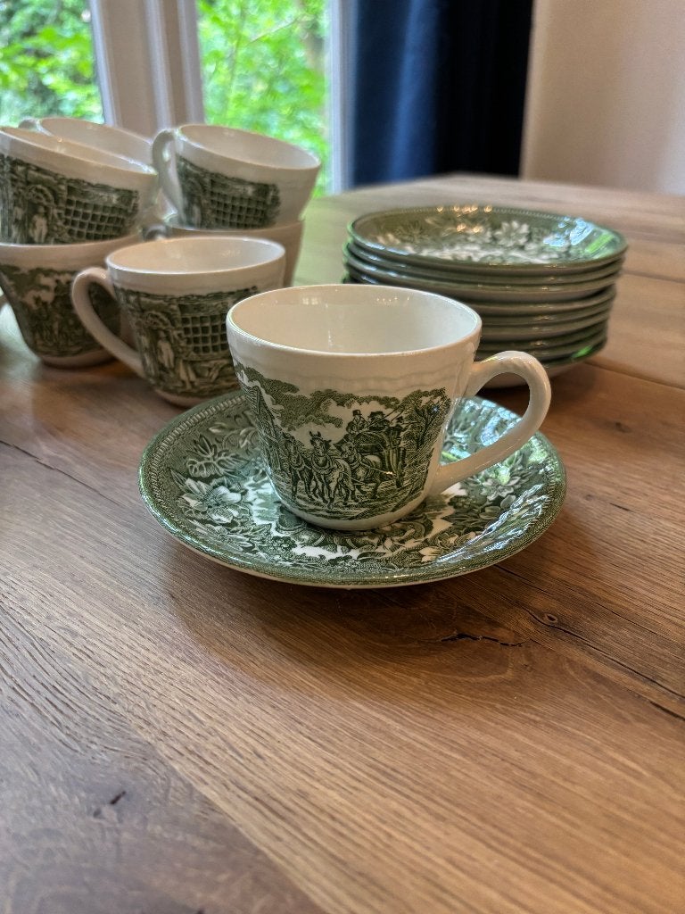 koffie/ thee koppen Royal Tudor Ware Staffordshire, Ophalen of Verzenden