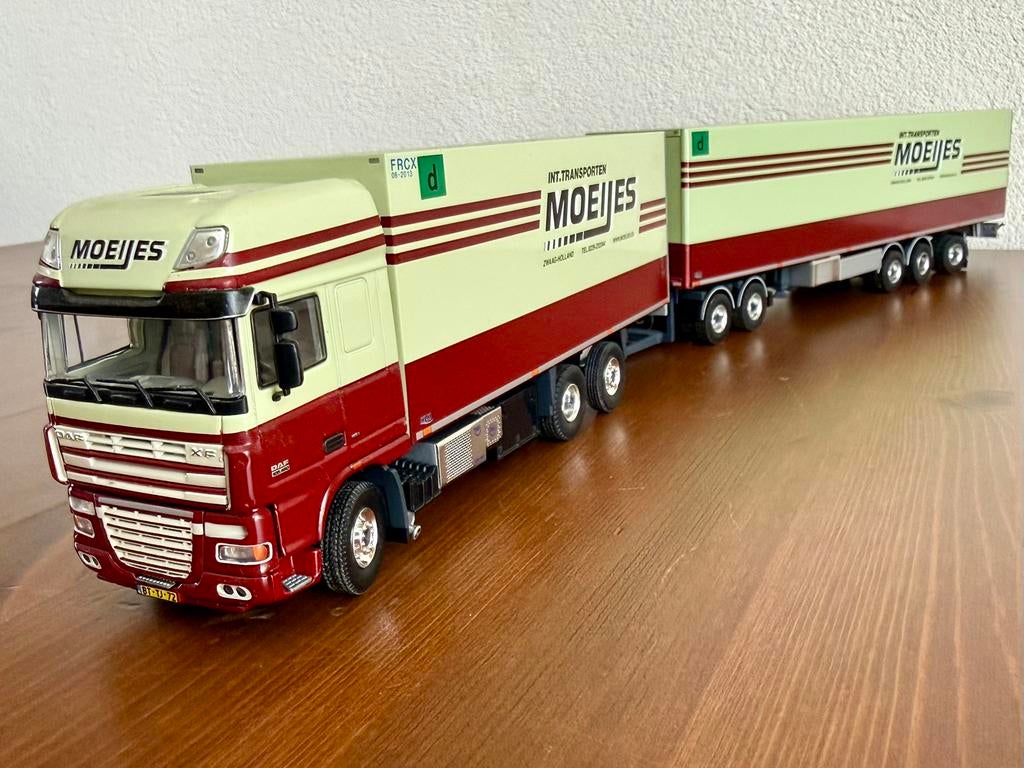 Tekno MOEIJES Transport, DAF XF 105 SSC, L.Z.V - uitvoering, Ophalen of Verzenden, Zo goed als nieuw, Bus of Vrachtwagen, Tekno
