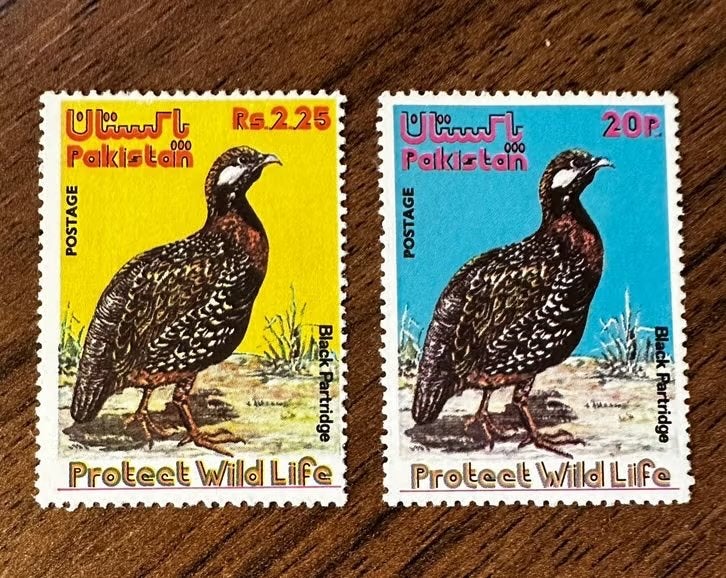 Pakistan 1975 Vogels Postfris - Zwarte Patrijs, Ophalen of Verzenden, Postfris, Zuid-Azië