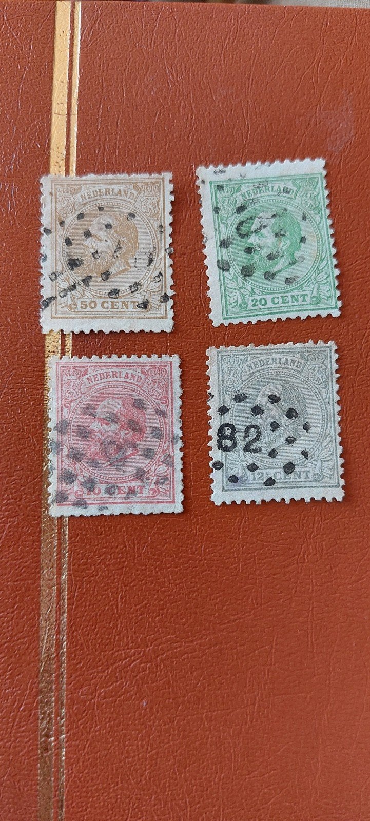 puntstempels Nederland, Postzegels en Munten, Ophalen of Verzenden, T/m 1940, Gestempeld