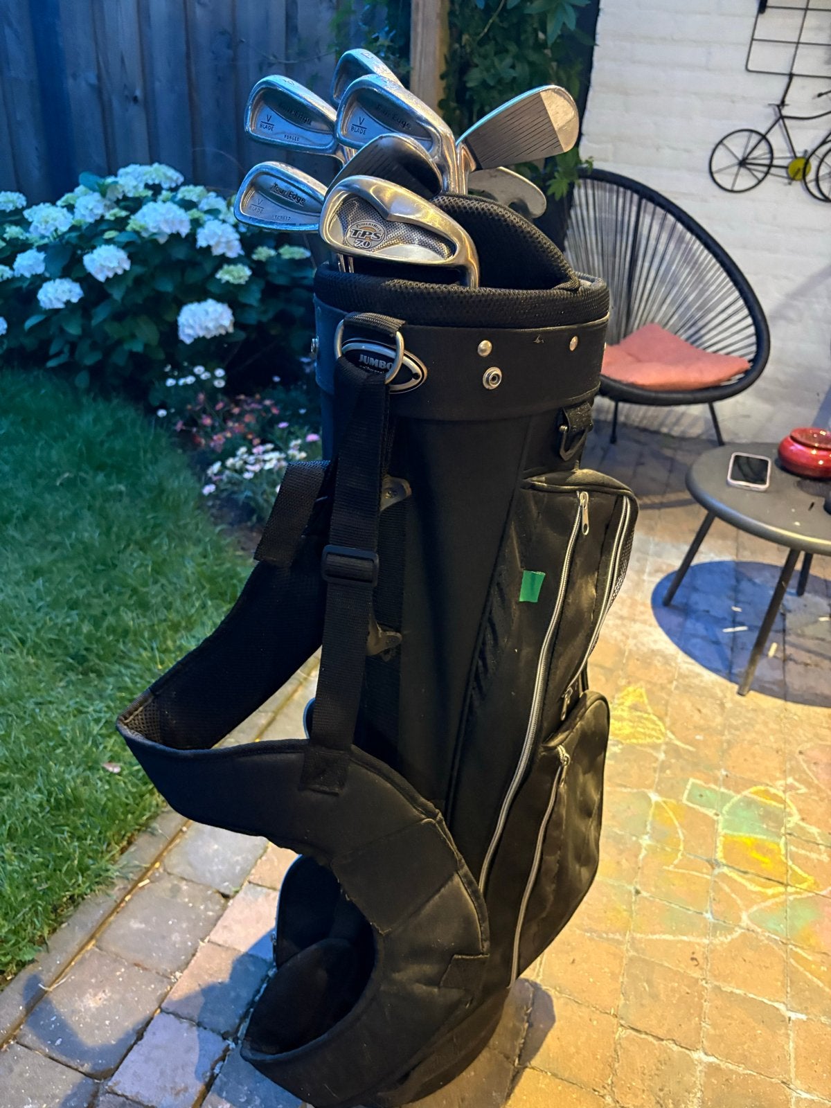 Golfset met tas - Tour Edge V Blade Forged & PowerBilt, Sport en Fitness, Golf, Ophalen, Gebruikt, Set, Overige merken