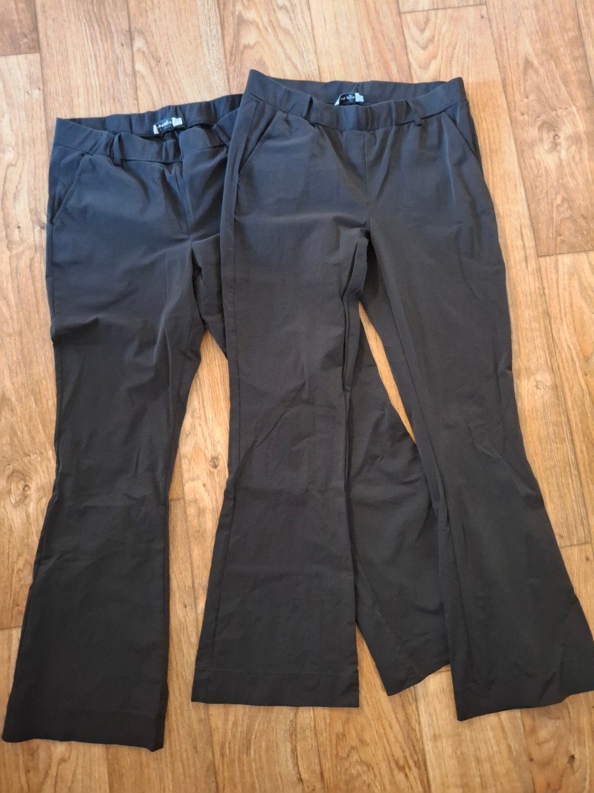 2 zwarte lange broeken Nicolette Kluijver maat XL, Kleding | Dames, Ophalen of Verzenden