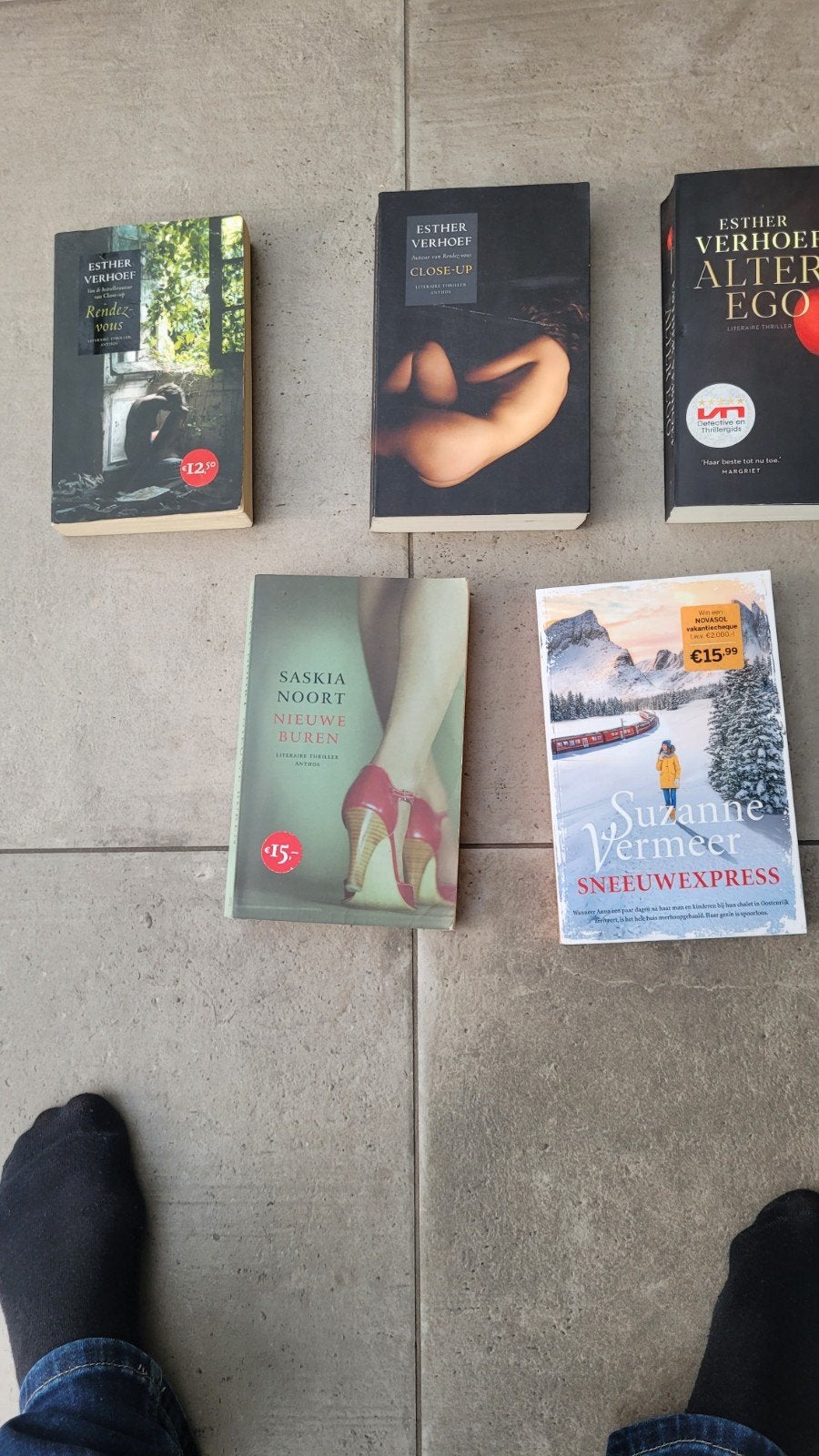 Spannende thrillers van Saskia Noort en Esther Verhoef, Ophalen of Verzenden, Gelezen, Saskia Noort, Esther Verhoef, Suzanne Vermeer