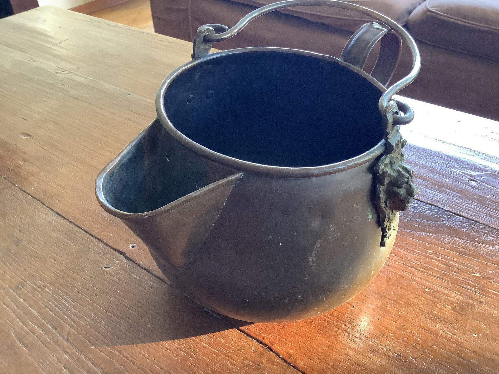 Koperen kan / ketel, Ophalen of Verzenden, Koper