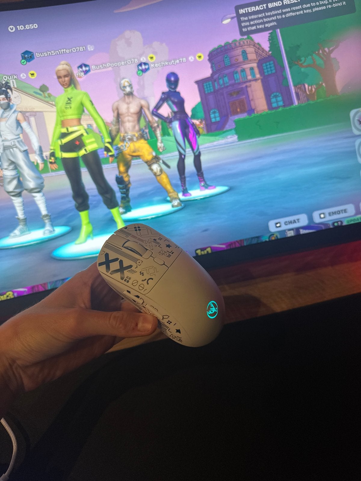 Draadloze Gaming Muis - Model T90, Rechtshandig, Muis, Gaming muis, Ophalen of Verzenden