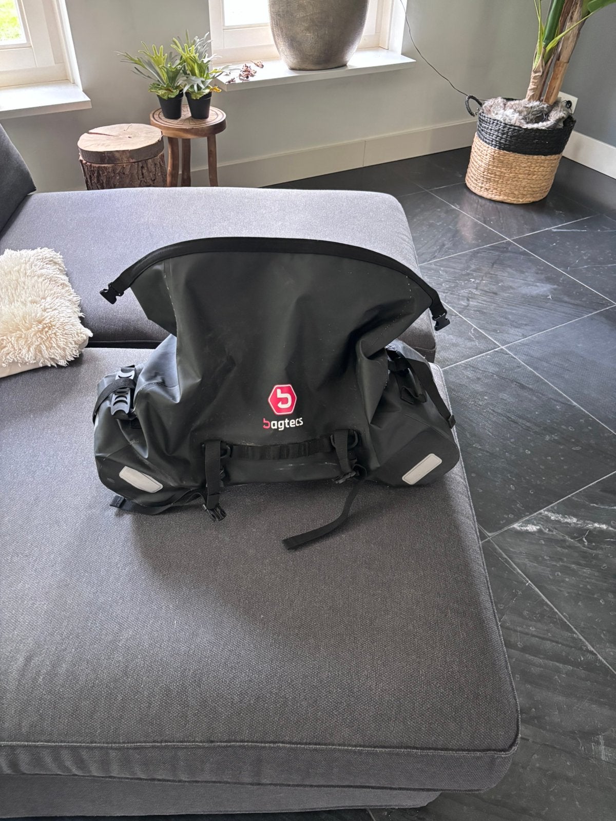 Motor Buddyseat Tas Bagtecs SX45 Waterbestendig Volumen 45L, Ophalen of Verzenden, Zo goed als nieuw