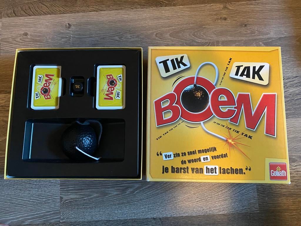 Spel Tik Tak Boem 2-12 spelers vanaf 8jr, Ophalen, Gebruikt