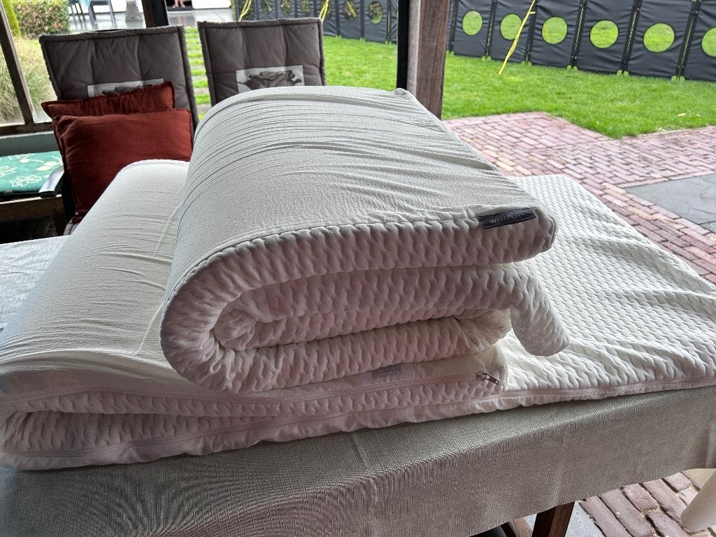 2x Wellpur Frya GT30 topmatras– op maat geknipt, Huis en Inrichting, Ophalen, Tweepersoons, 190 cm of minder, Zo goed als nieuw