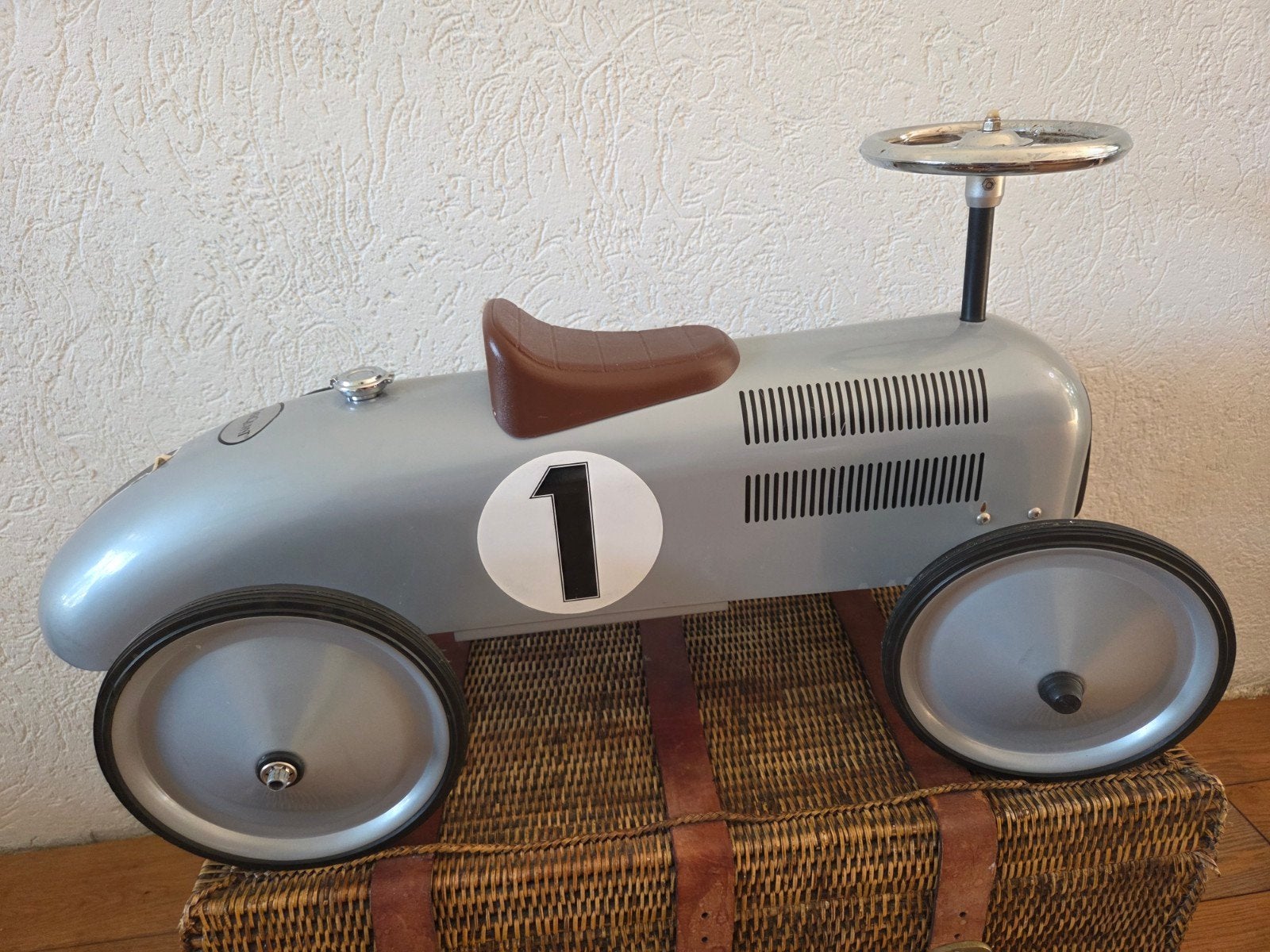 Retro loopwagen Marquant - Vintage design loopauto, Ophalen of Verzenden, Gebruikt