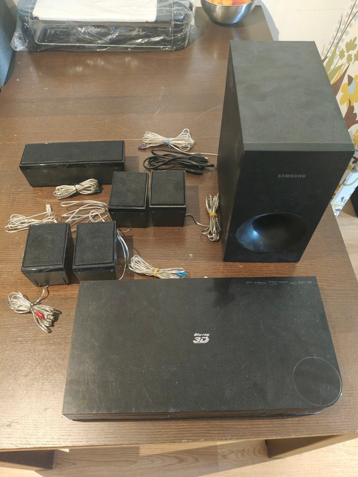 Samsung Blu-Ray 3D surround set - gebruikt, Ophalen, Gebruikt, Overige merken, Blu-ray-speler