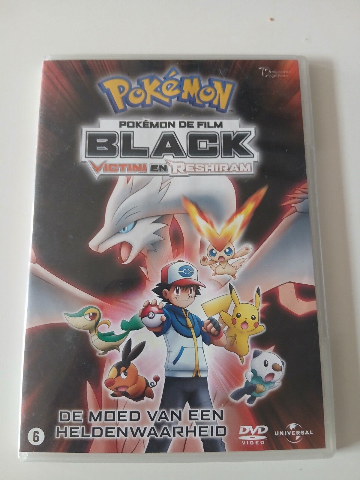 Pokemon Black Victini en Reshiram - DVD, Alle leeftijden, Ophalen of Verzenden, Zo goed als nieuw, Anime (Japans)