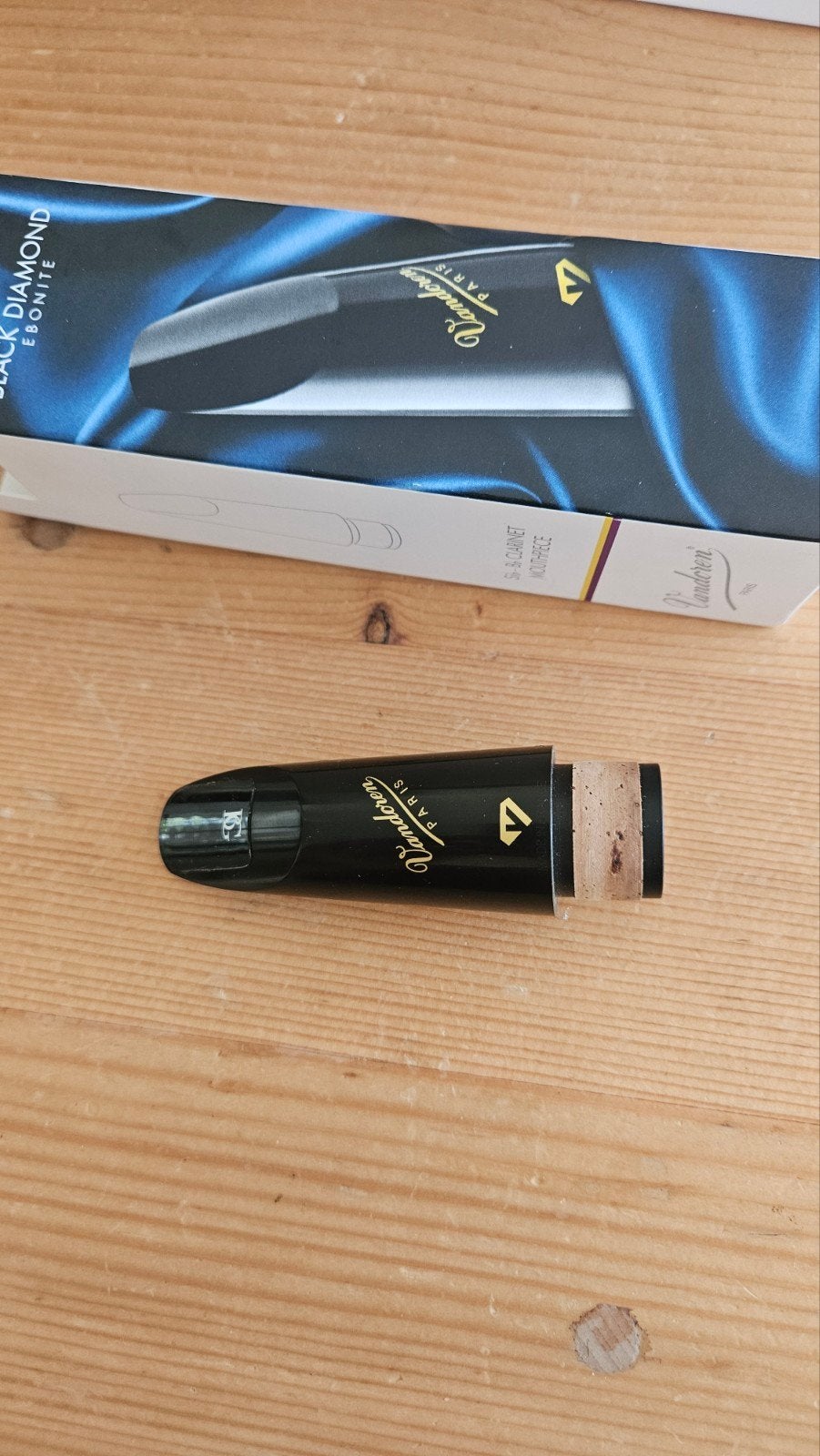 vandoren blackdimond 5 (bd5) Bb klarinet mondstuk, Ophalen of Verzenden, Zo goed als nieuw, Overige materialen