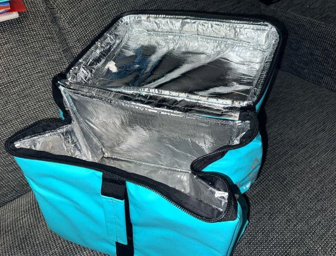 Deliveroo Koel- en warmtetas - Turquoise, Kunststof, Nieuw, Ophalen of Verzenden, Overige merken