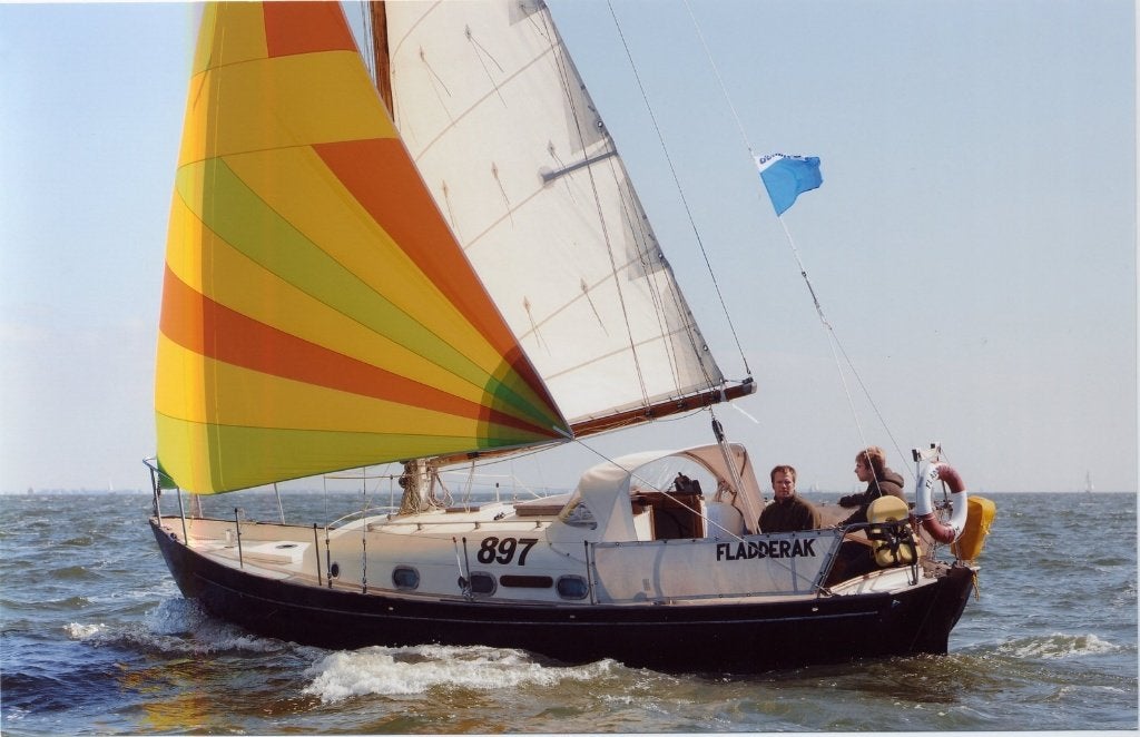 Klassiek geklonken stalen s-spant zeiljacht, Watersport en Boten, Ophalen, 16 pk, Overige merken, Gebruikt