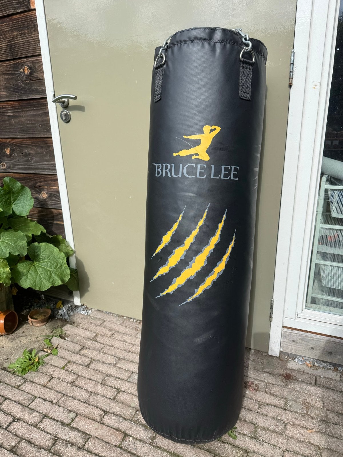 Bruce Lee Bokszak 120cm, 36kg met ketting en karabijnhaken, Sport en Fitness, Ophalen, Gebruikt, Overige, Vechtsportmateriaal
