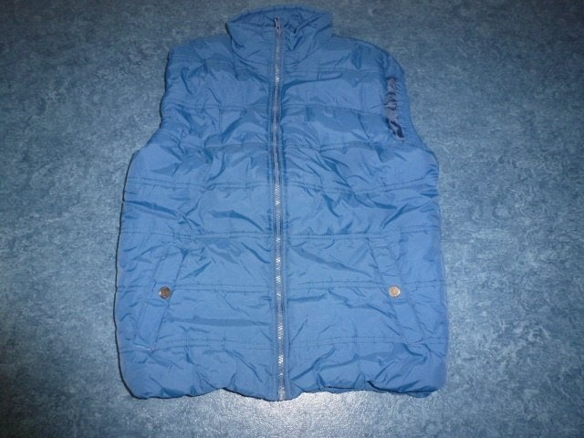SPLINTERNIEUW 2supermooie effen blauwe BODYWARMERS maat 164, Ophalen of Verzenden, Nieuw, Jongen, Shirt of Longsleeve
