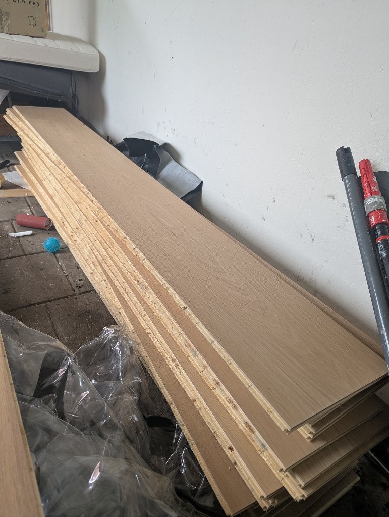 Parket vloer delen, Doe-het-zelf en Verbouw, Nieuw, 5 tot 10 m², 10 tot 30 cm, Hout
