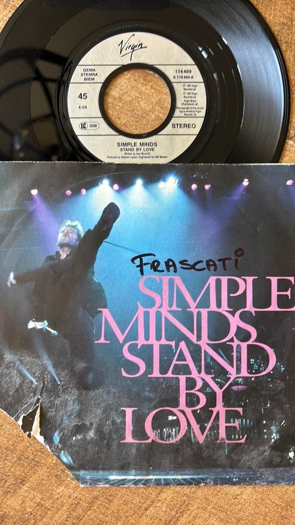 Simple minds- stand by love, Ophalen of Verzenden, Zo goed als nieuw, Pop