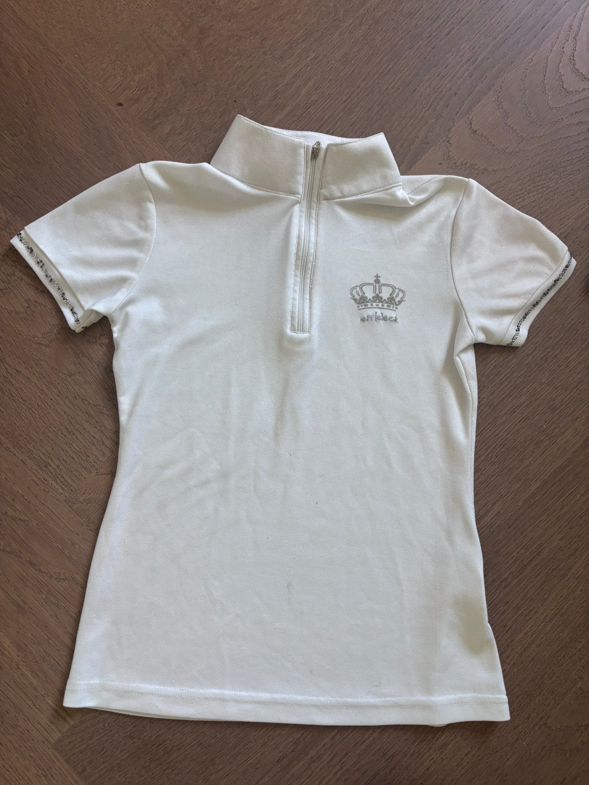 Dressuur shirt paardrijden maat 128 - prima staat, Gebruikt, Kinderen, Dressuur, Ophalen of Verzenden