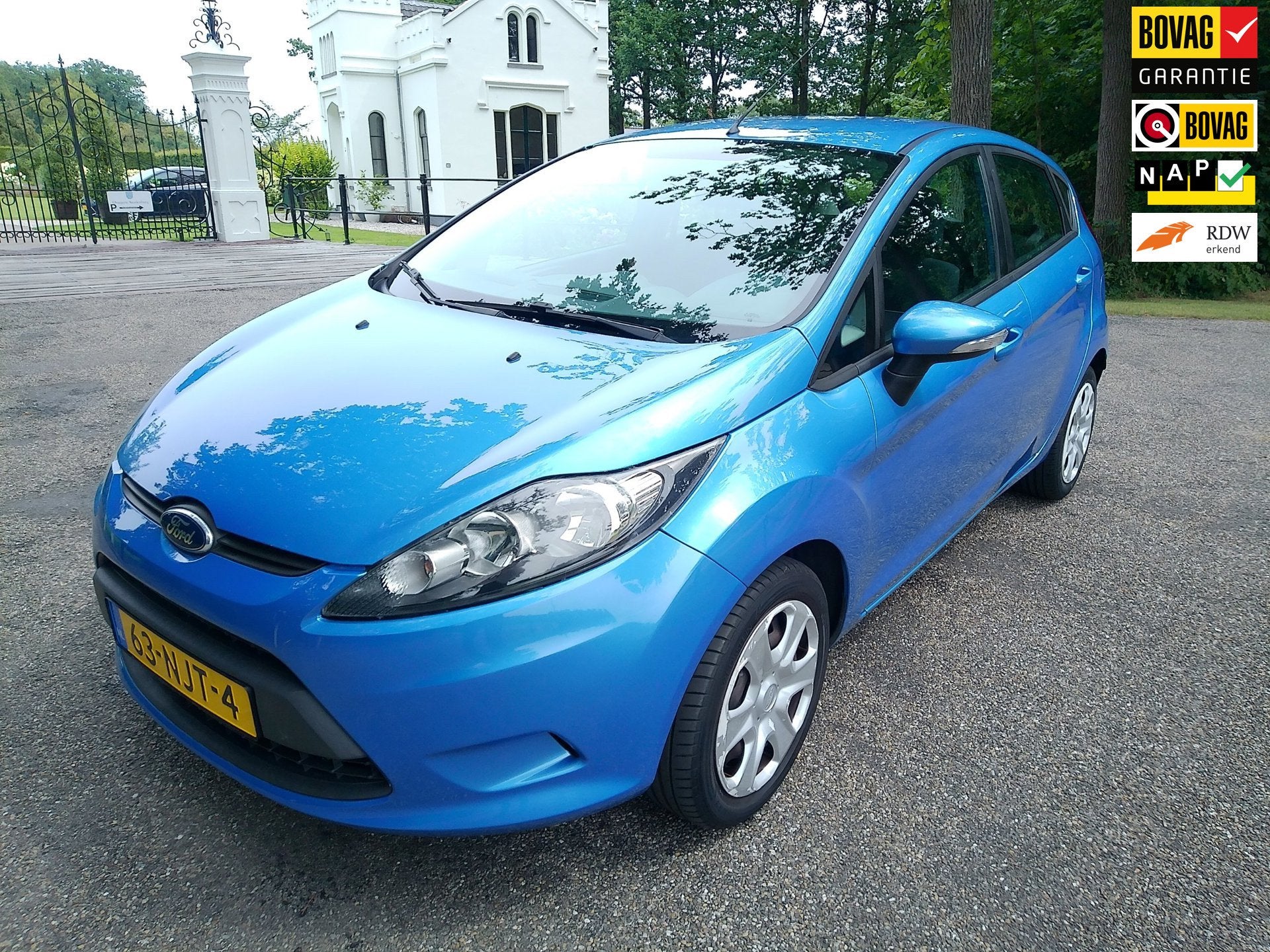 Ford Fiesta | Airco |5drs | 161.000 km | NAP | Nieuwe APK |, Voorwielaandrijving, Euro 5, Stof, Gebruikt