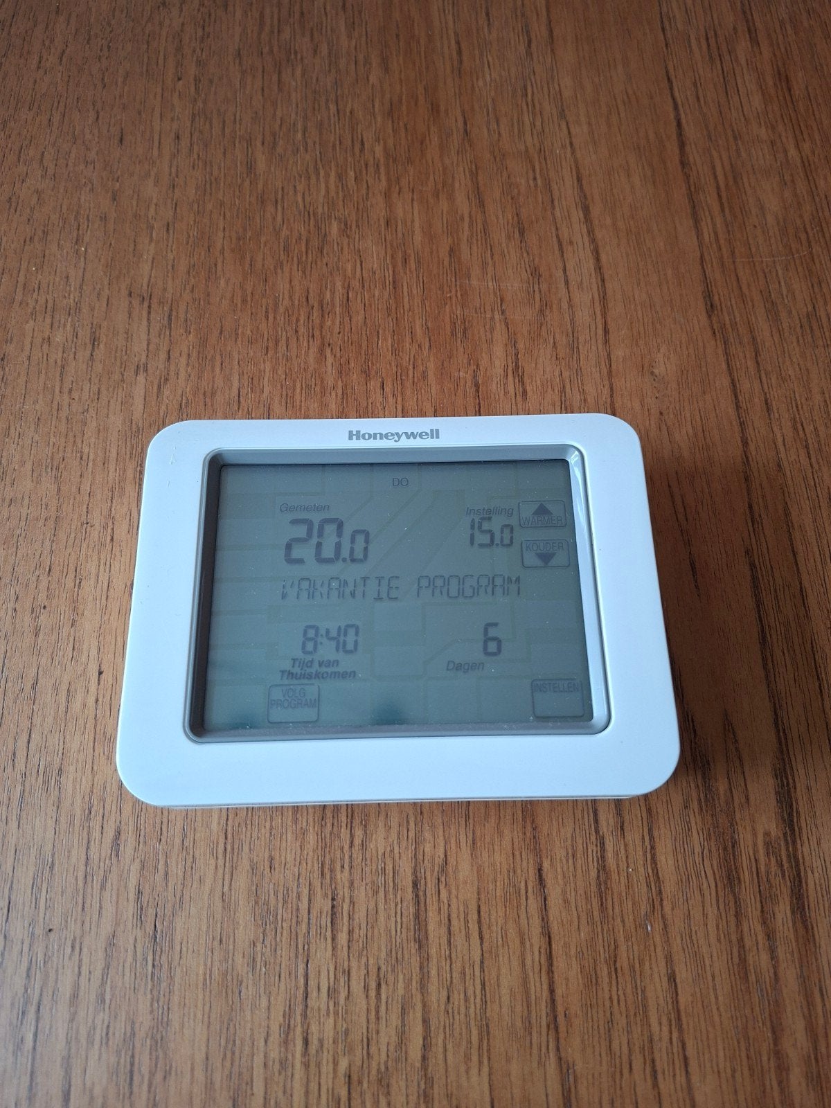 Honeywell Klokthermostaat TH8200G1004 - Zo goed als nieuw, Doe-het-zelf en Verbouw, Verzenden, Zo goed als nieuw