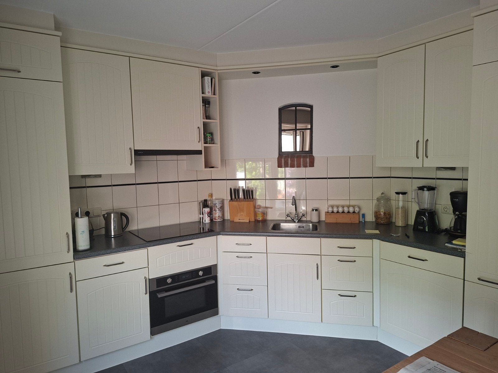 Keuken te koop, Huis en Inrichting, Keuken | Complete keukens, Ophalen, Gebruikt, Hoekkeuken