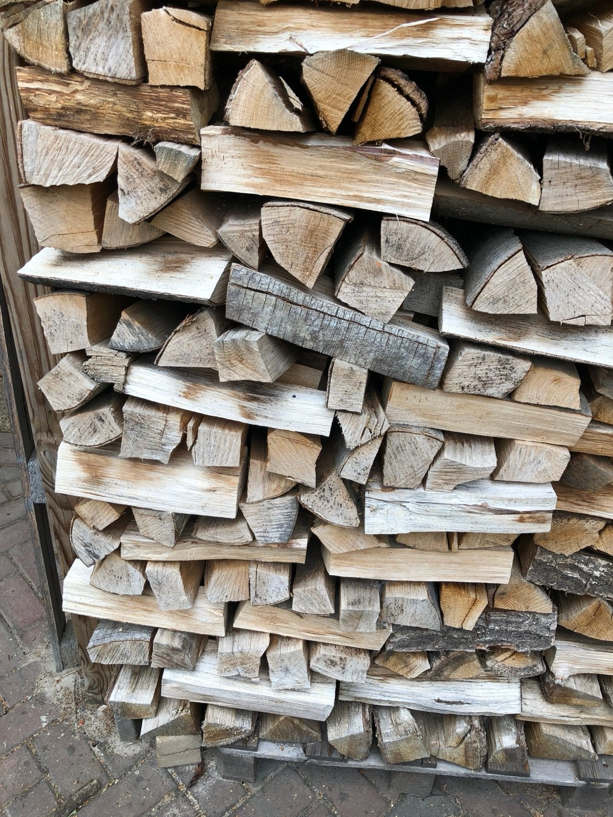 Openhaardhout eiken en beuken, Tuin en Terras, Haardhout, Minder dan 3 m³, Ophalen, Eikenhout, Blokken