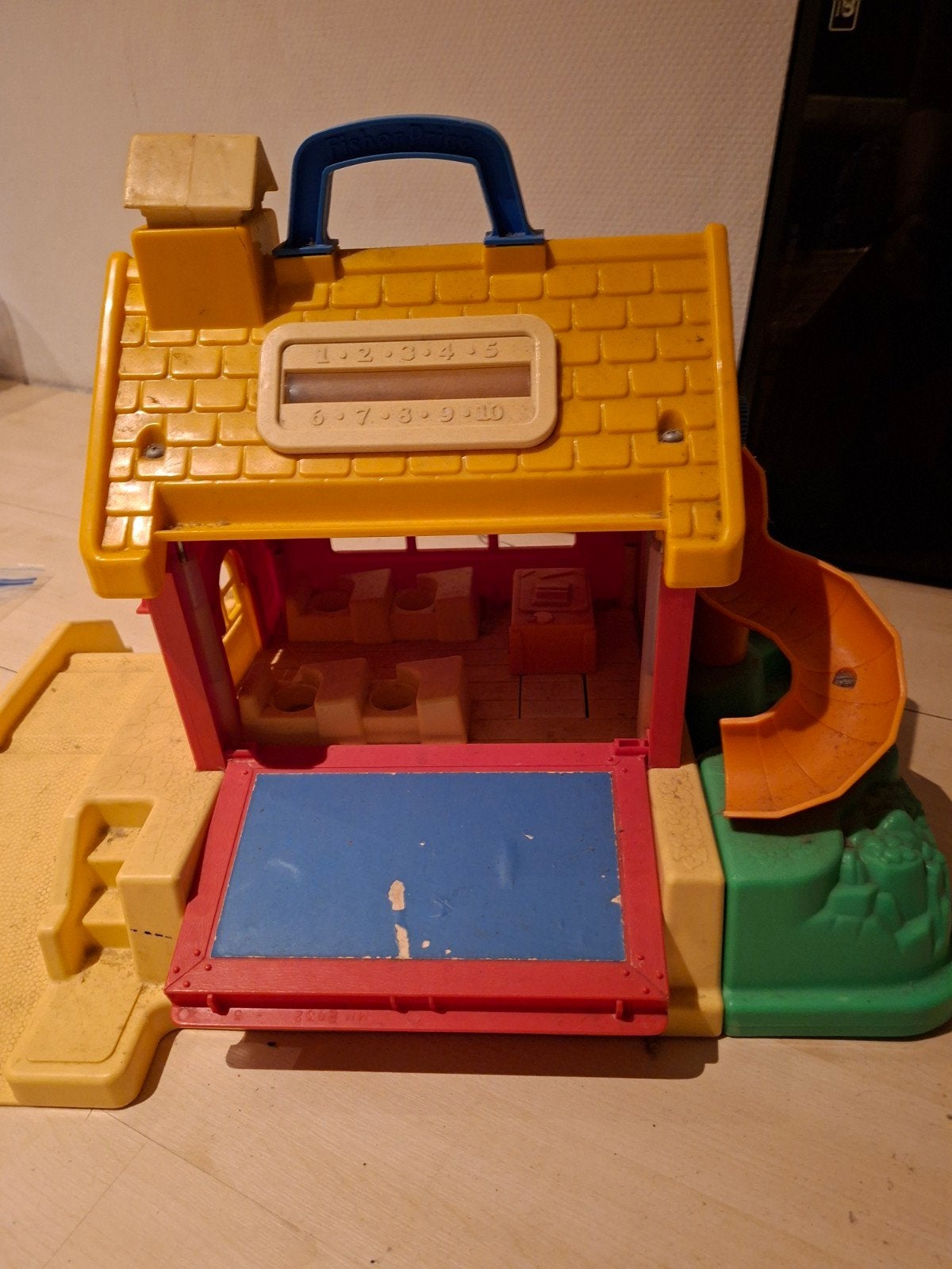 school fisher price vintage, Kinderen en Baby's, Ophalen of Verzenden, Gebruikt, Speelset