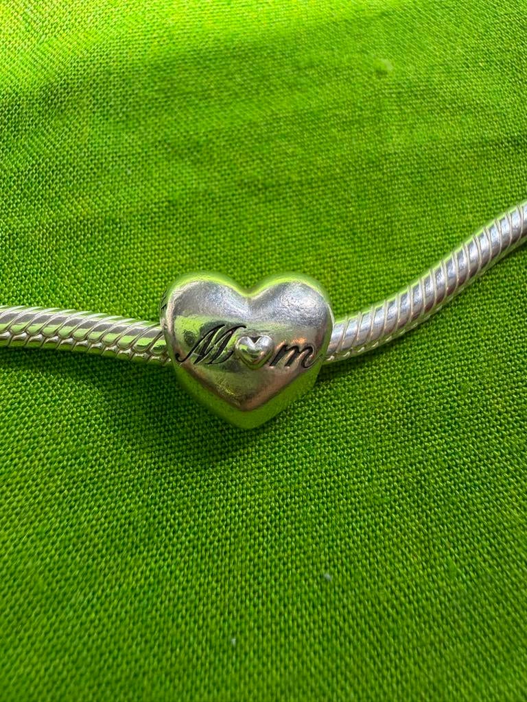 Origineel Pandora bedel, Ophalen of Verzenden, Zo goed als nieuw, Zilver, Pandora