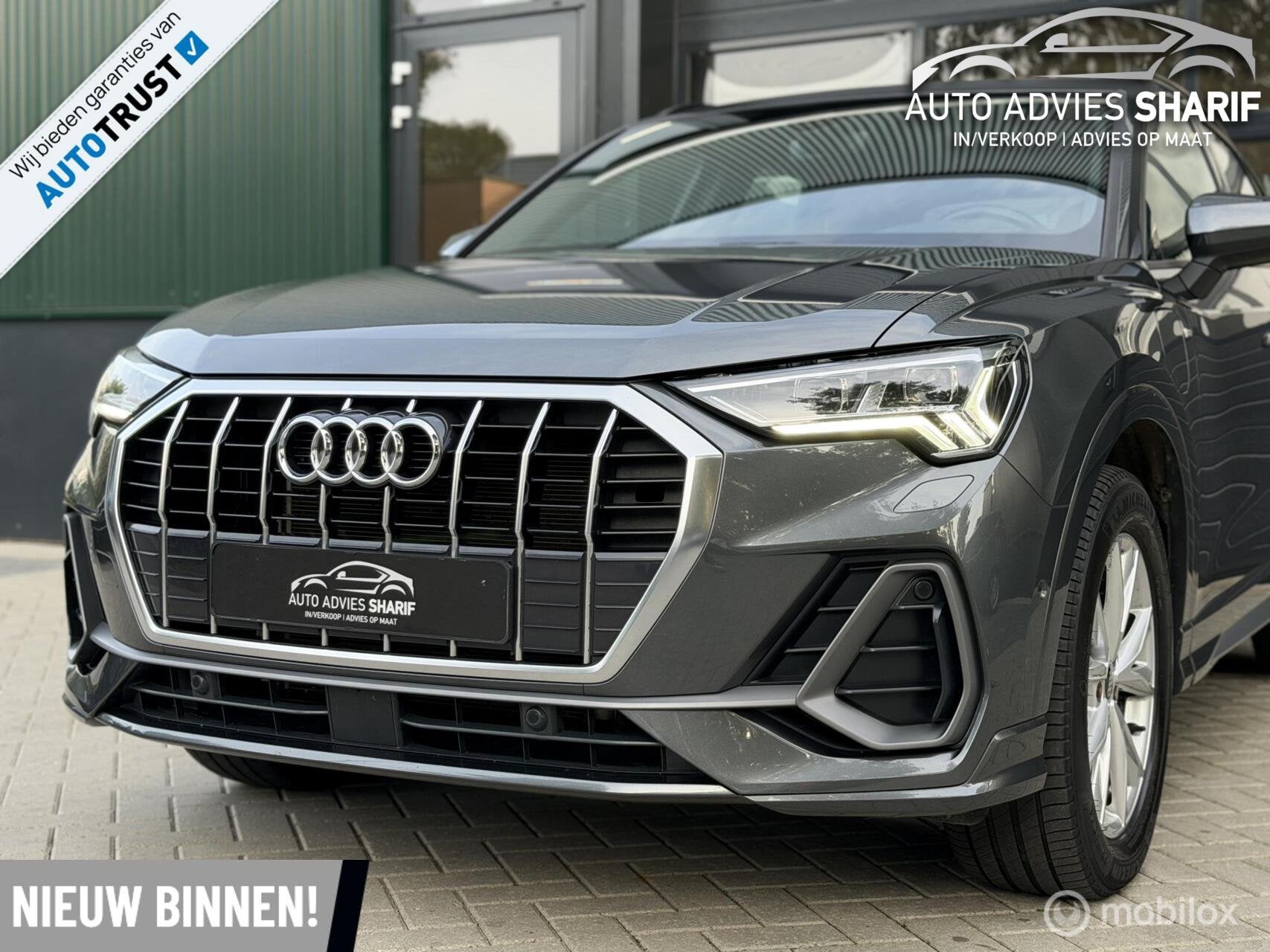 Audi Q3 45TFSIe 3XS-line Camera|Blindspot|Matrix|Keyless|BTW, Auto's, Dealer onderhouden, Gebruikt, Met garantie (alle), 245 pk