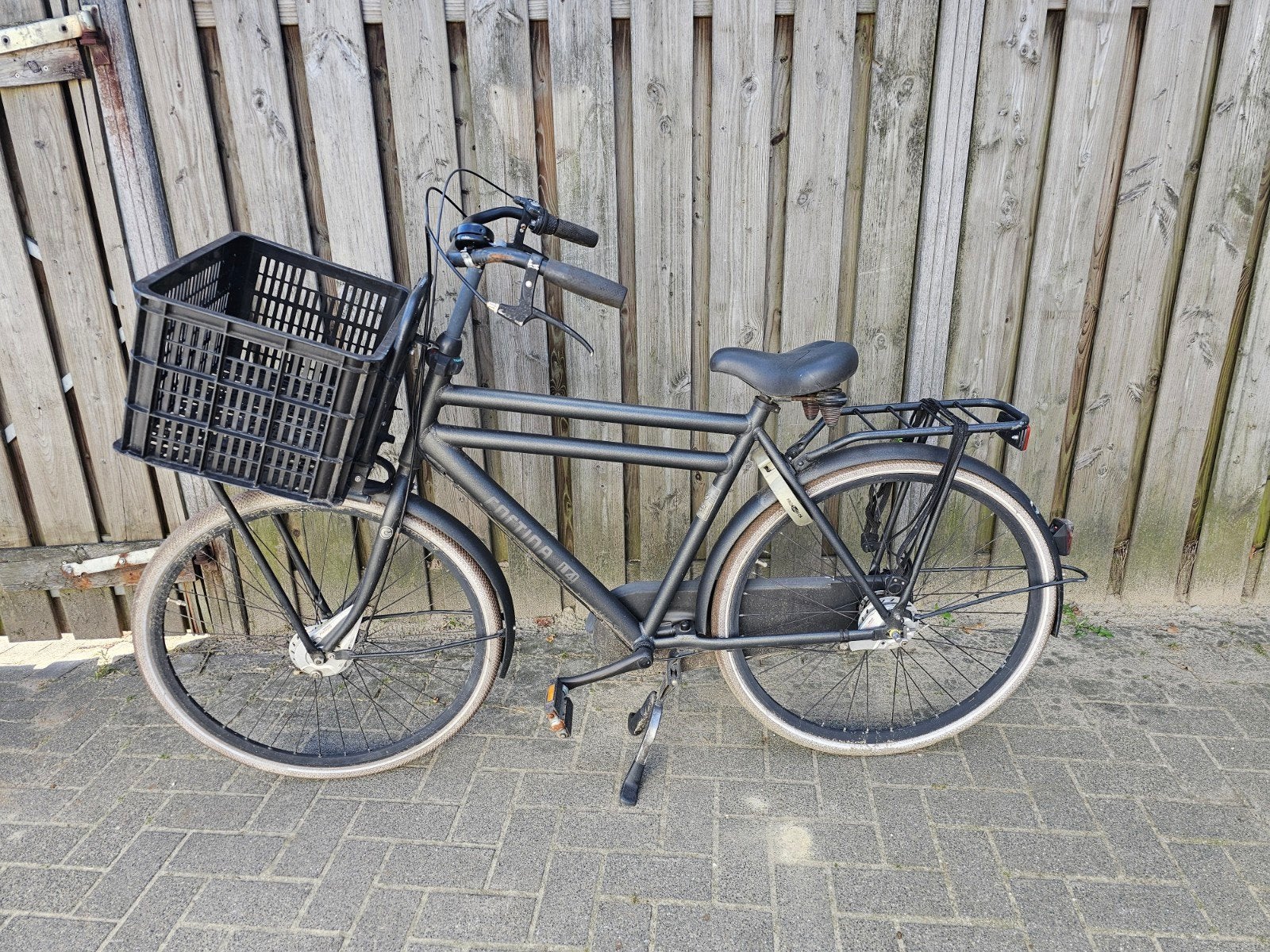 herenfiets cortina, Gebruikt, Versnellingen, 57 tot 61 cm, Trommelrem