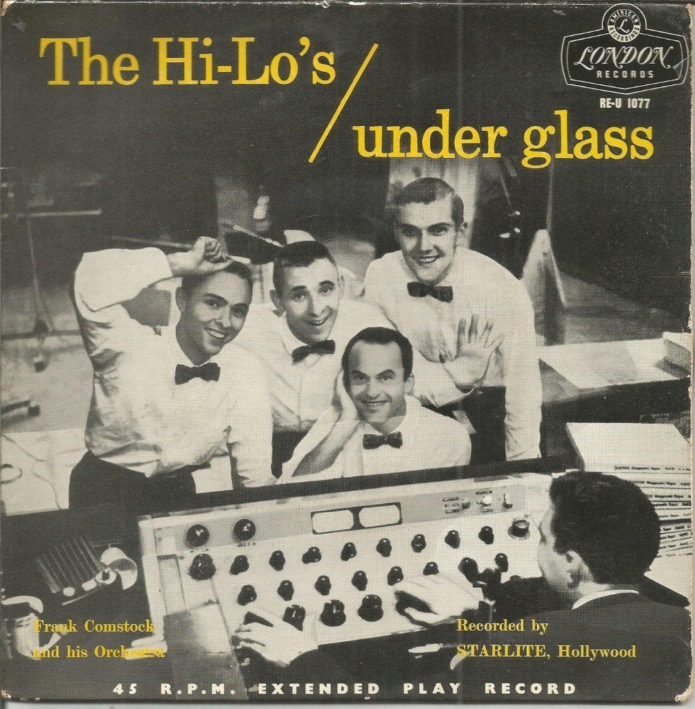 The Hi-Lo's – Under Glass (UK 1957 EP), Fotohoes, Ophalen of Verzenden, Gebruikt, Pop