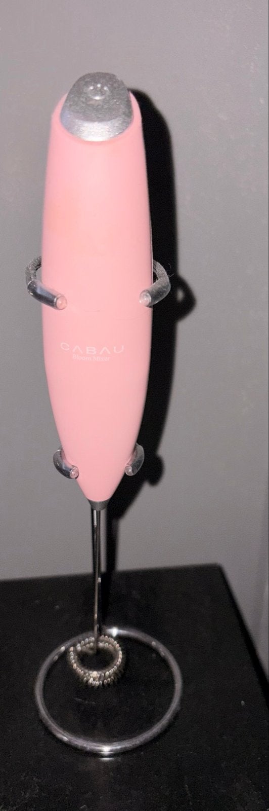 Roze CABAU Melkopschuimer / Mini Mixer, Minder dan 1 liter, Ophalen of Verzenden, Zo goed als nieuw, 1 snelheid