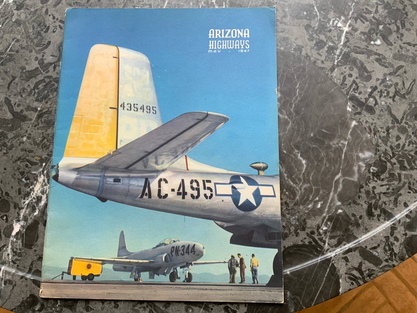 Arizona Highways Magazine Mei 1947 - Vliegtuigen, Ophalen of Verzenden, Gelezen