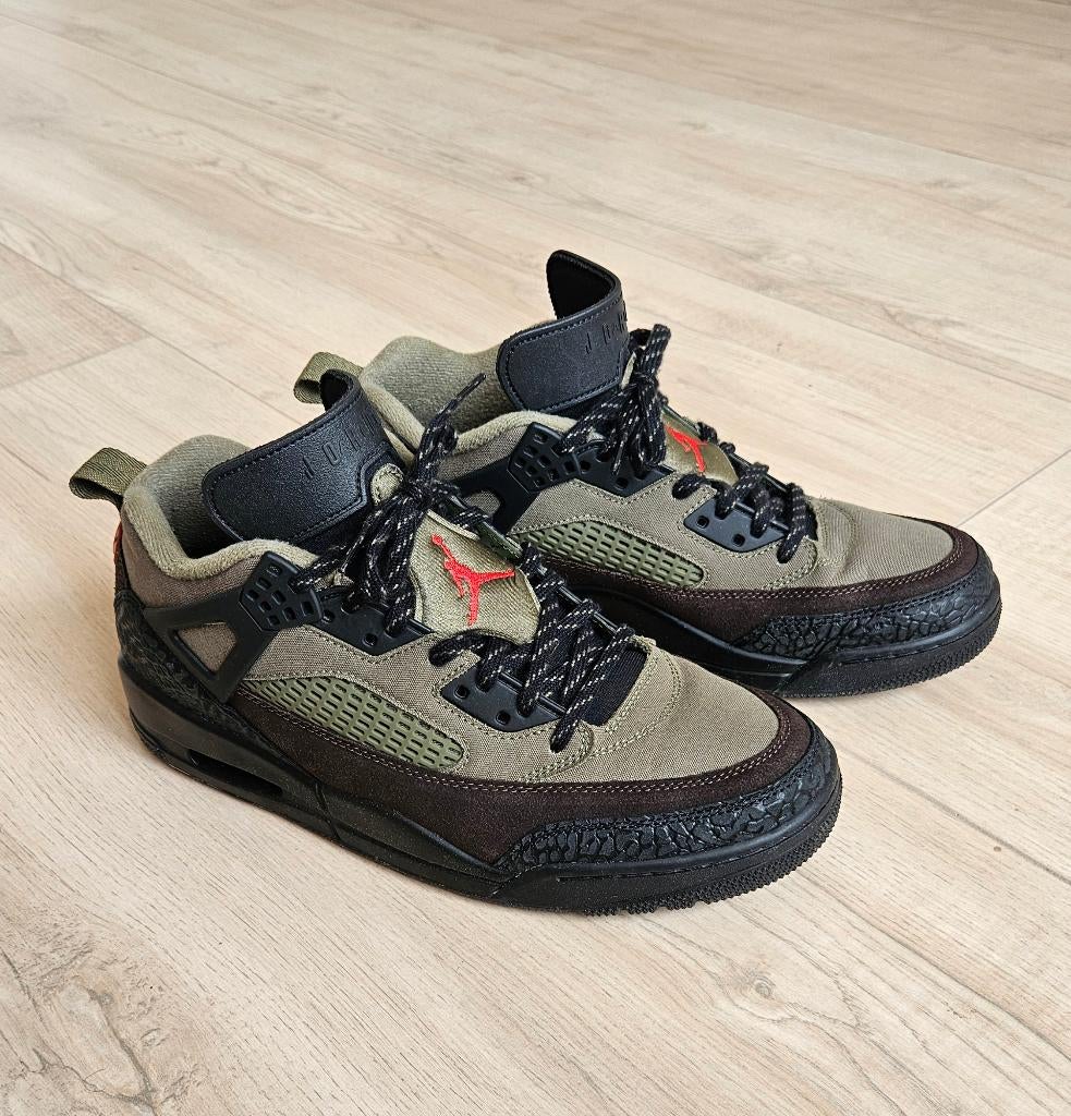 Air Jordan Spizike Low 'Medium Olive', Overige kleuren, Air Jordan, Ophalen of Verzenden, Sneakers of Gympen