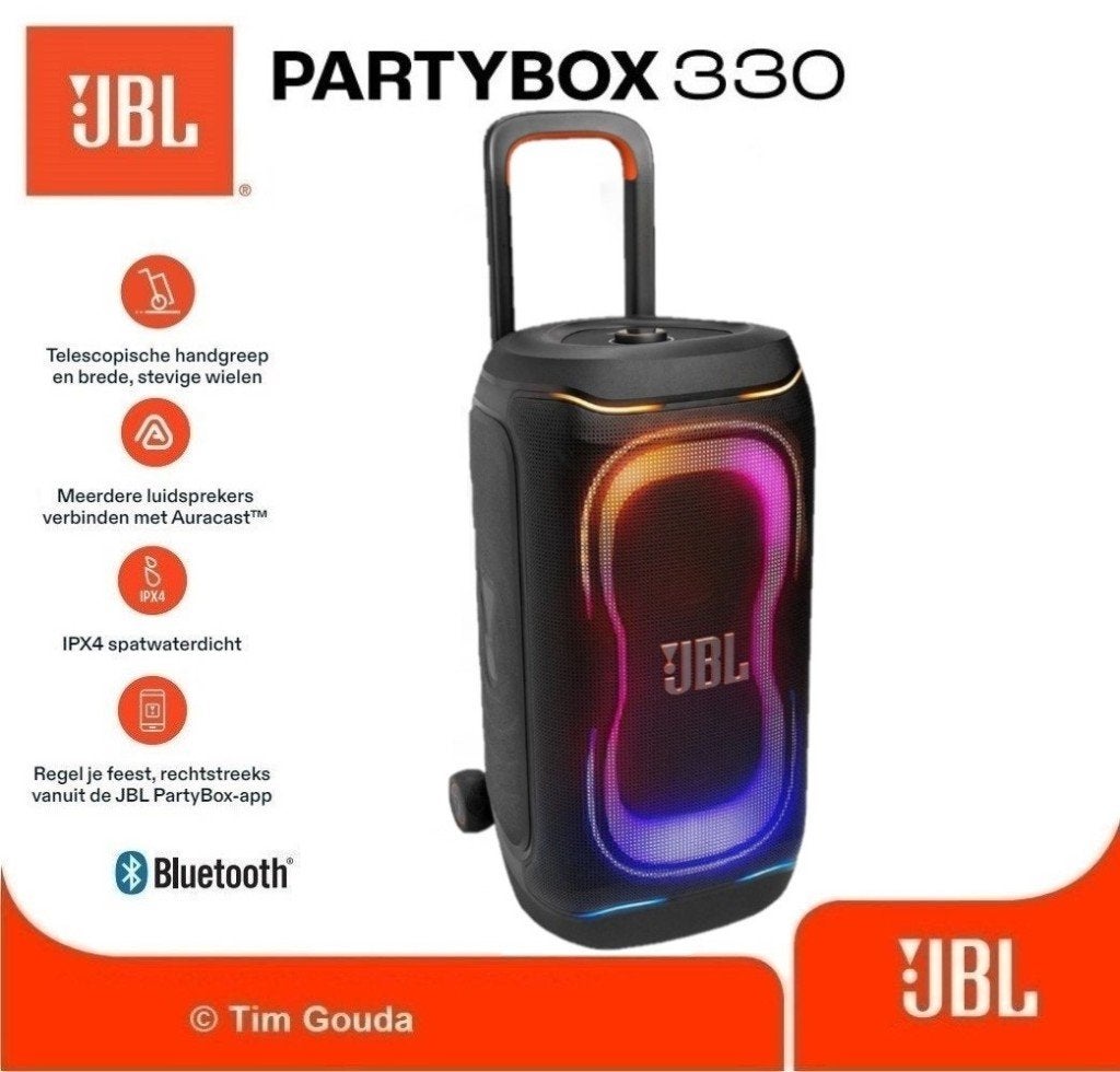 ✅ JBL Partybox 330 - NIEUW, Audio, Tv en Foto, Luidsprekers, 150 watt of meer, JBL, Overige typen, Nieuw
