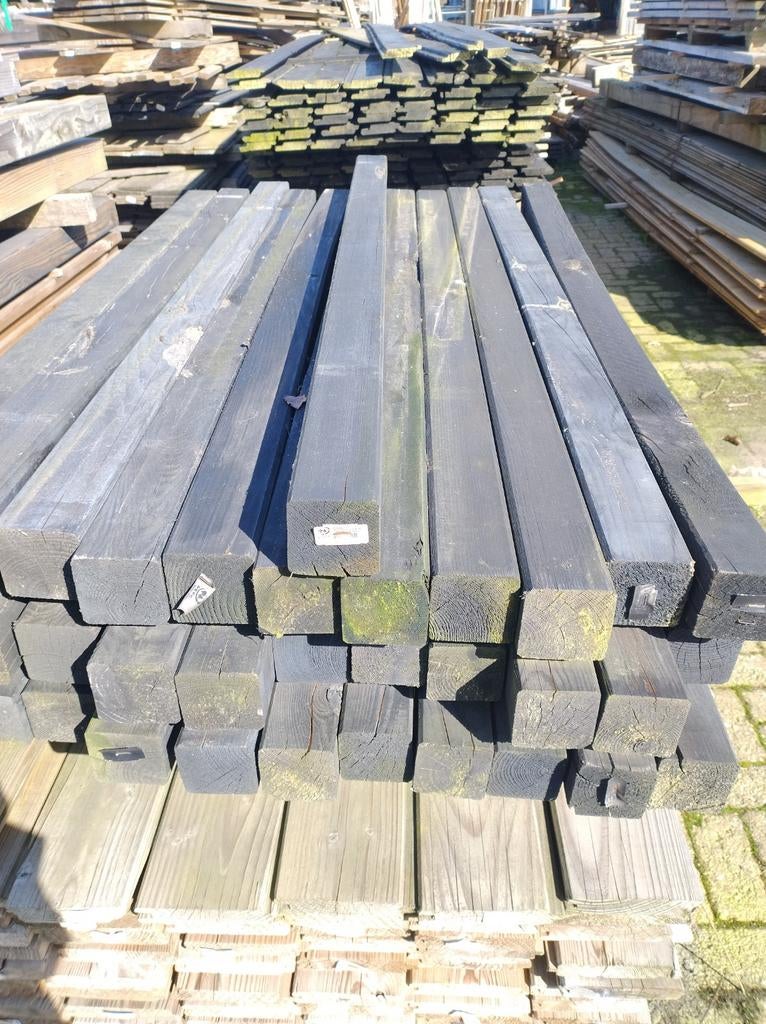 Tuinpaal zwart 1.30 lang, Tuin en Terras, Ophalen